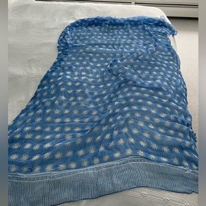 NTW Cloe Cassandra blue floral sarong